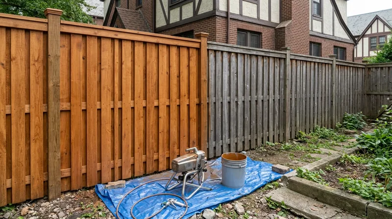 Fence Staining & Restoration New York City