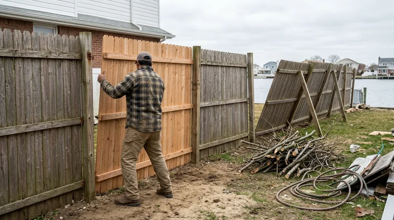 Storm Damage Fence Repair New York City